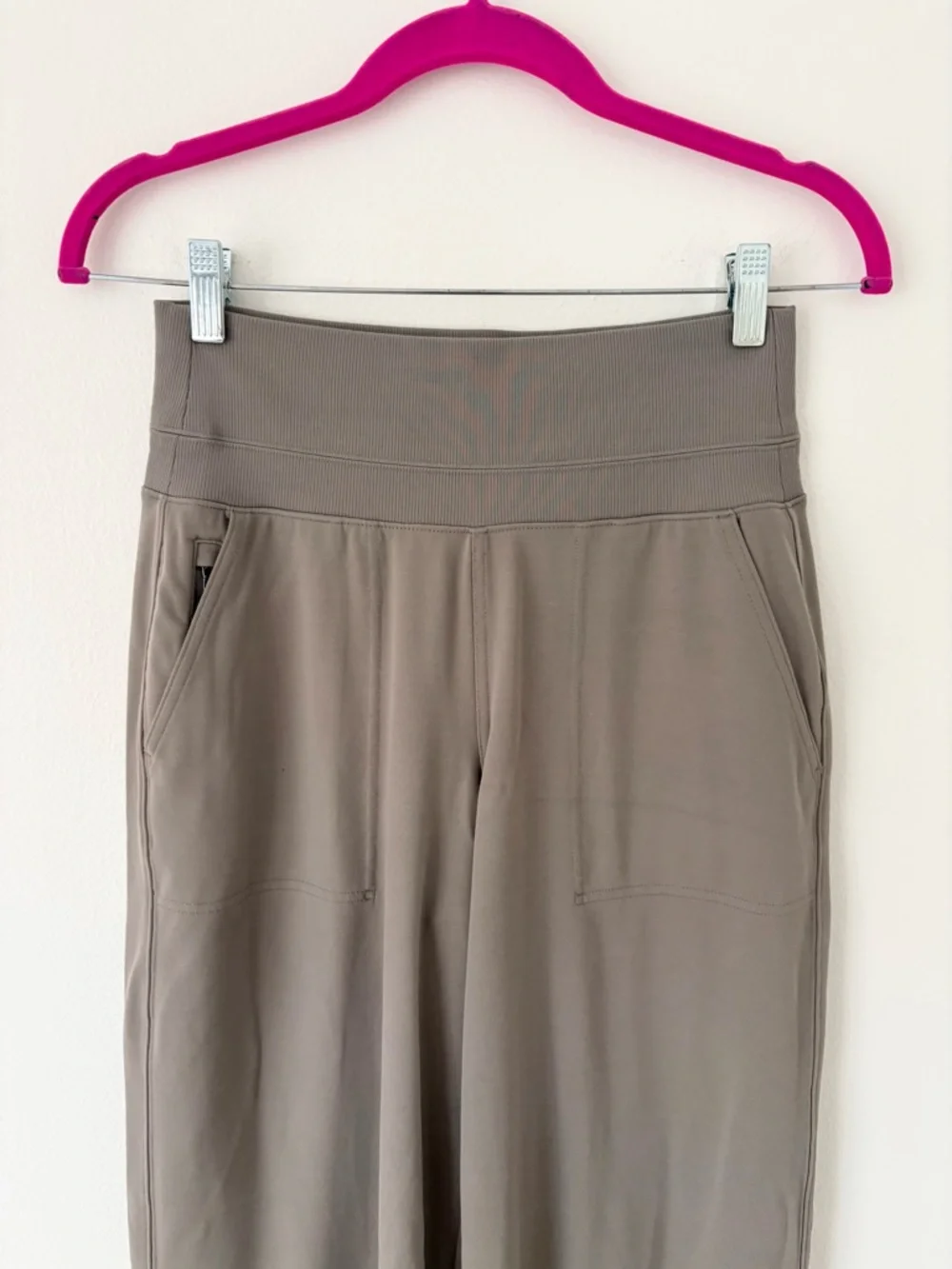 Athleta Dark Taupe Grey Venice High Rise Wide Leg Elastic Waist Pant Size XS - Picture 7 of 12